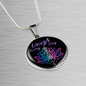 Laugh Every Day Luxury Spirit Necklace w/ Circle Charm