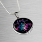 Live Every Moment Luxury Spirit Necklace w/ Circle Charm