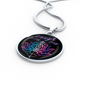 Laugh Every Day Luxury Spirit Necklace w/ Circle Charm