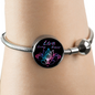 Live Every Moment Spirit Bracelet w/ Circle Charm