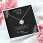 TO MY WIFE INFINITY LOVE NECKLACE