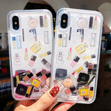 Makeup Quicksand Glitter iPhone Case