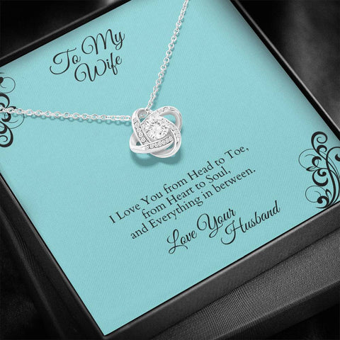 TO MY WIFE INFINITY LOVE NECKLACE
