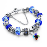 Crystal Bead & Charm Bracelet
